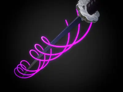 Zoro Sword Low-poly 3D model