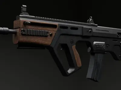Tar-21 AR Low-poly 3D model