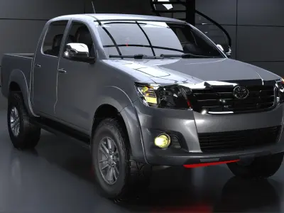 Toyota Hilux 2015 3D model