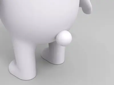 Rabbit Character  3D model