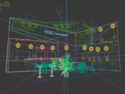Exhibition - Area - 6X9-3DMAX2009-047 3D model
