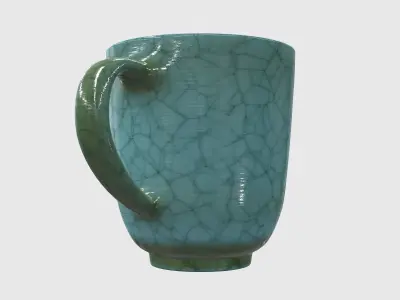 Antique Ceramic Mug 3D model