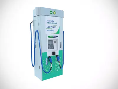 Petrol Dispensing Fuel Pump 3D model