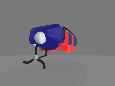 Submarine bag 3D model
