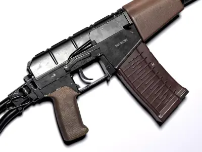 AS VAL Low-poly 3D model buy