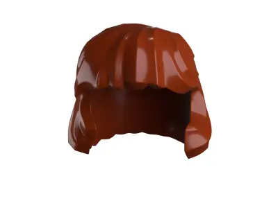 Custom3Dprint Minifigure Accessory - Minifigure Hair S2 - 078 3D print model