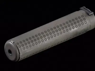 QDSS NT4 Suppressor Low-poly 3D model purchase