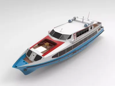 Yacht Boat 3D model buy