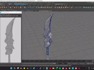 dragger model Low-poly 3D model