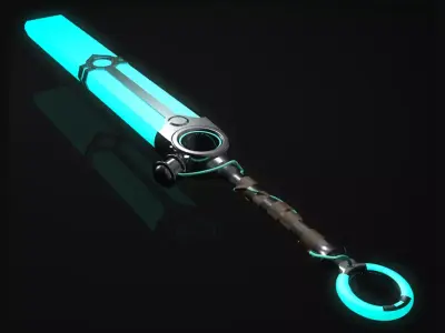 Ekko Sword 3d model 3D model