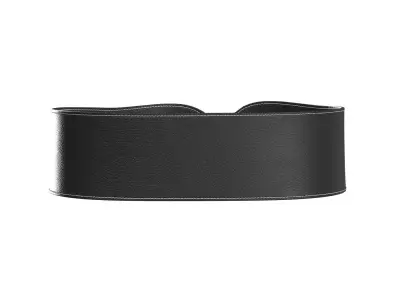 Black Leather Belt 3D model