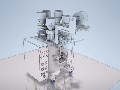 packaging machine 3D model purchase