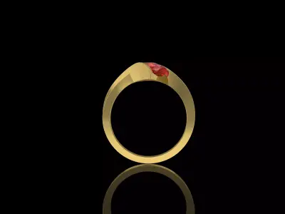Elegant Diamond Ring 3D print model purchase