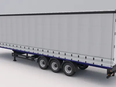 Semi Trailer 3D model