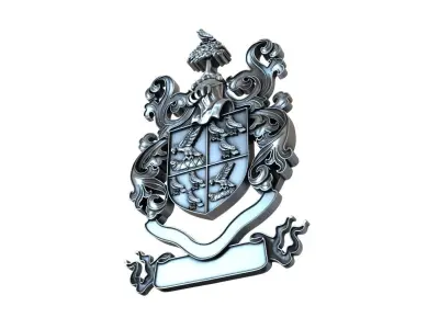 Risley Coat of Arms 3D print model
