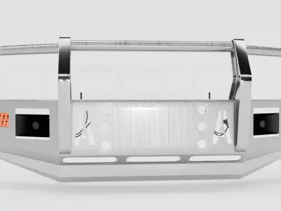 BUMPER FOR NISSAN PATROL SINGLE CAB AMBULANCE  3D model