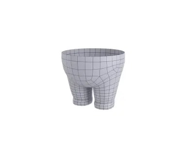 Lower Body 001 3D model