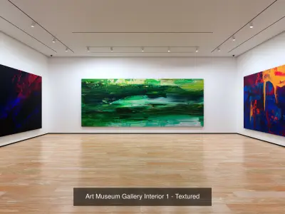 Art Museum Gallery Interiors - Pack 1