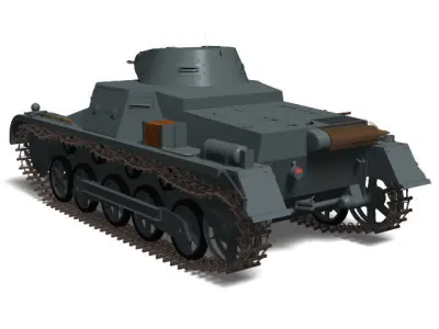 Panzerkampfwagen I Ausf B 3D model