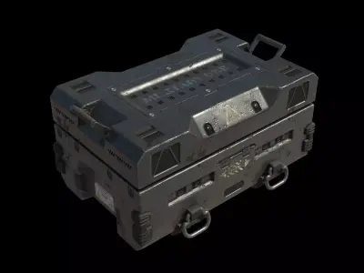 Crate ammo box in apocalypse 3D model