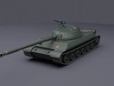 WZ-113 chinese heavy tank 3D model