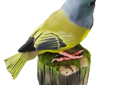 bird statue 3 3D model