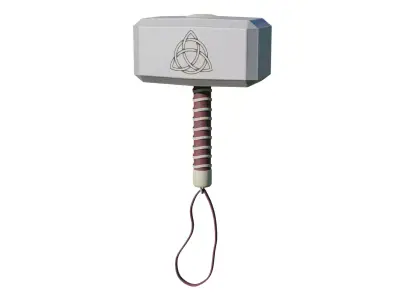 Mjolnir with texture 3D model