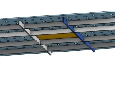 30x48in welding fabrication table  3D model