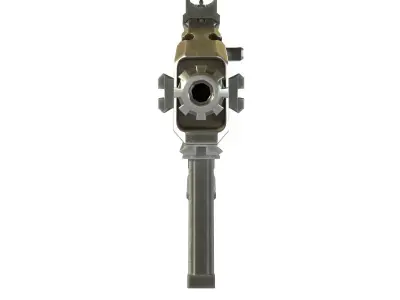 Subfusil CZ-UB Skorpion EVO III Low-poly 3D model