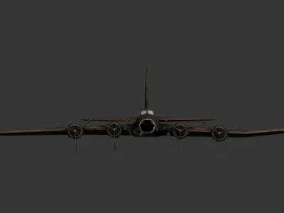 3D model of an old Low-poly 3D model