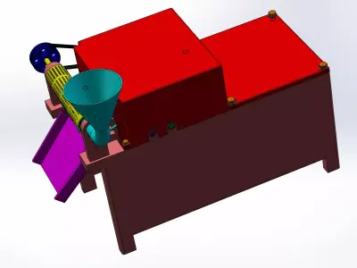 Walnut Shelling Machine  3D model