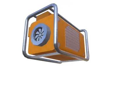 Generator 01 Low-poly 3D model