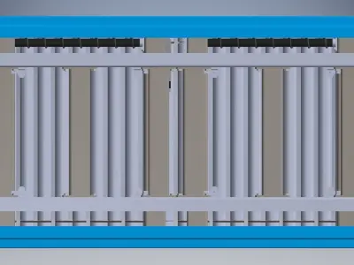 Slat Chain Conveyor 3D model purchase