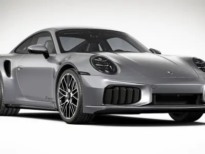 2026 Porsche 911 Turbo S 3D model purchase