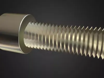 Screw 3D model purchase