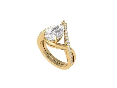 Wedding Ring  3D print model 237