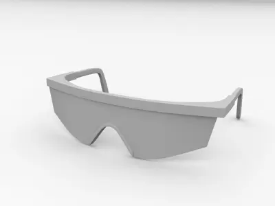 Safety Glass 3D model purchase