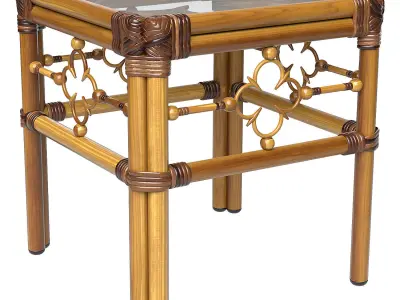 Square Accent Table Mimi by Celerie Kemble 3D model
