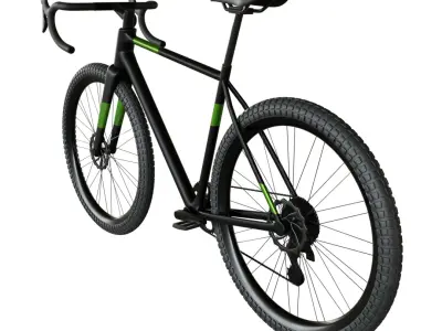 Cyclocross Bike 3D model purchase