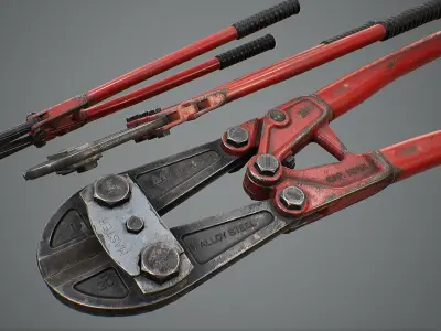 Bolt Cutters Low-poly 3D model purchase