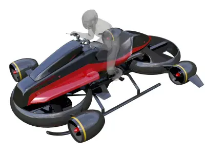 hoverbike 3D model
