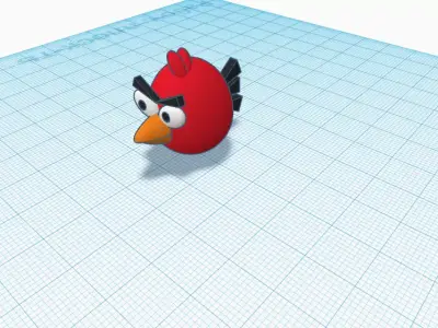 Cool model angriberds 3D model