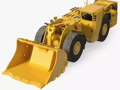 Mining Loader Cat R1600H Rigged 3D model
