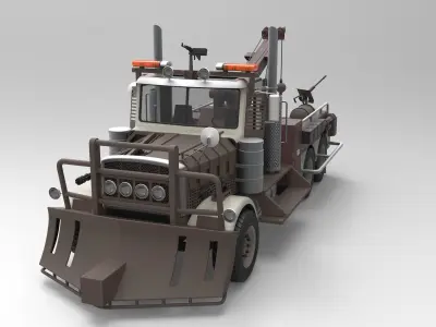 Towtruck from Terminator salvation 3D model