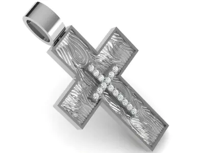 CROSS PENDANT CR08 3D print model