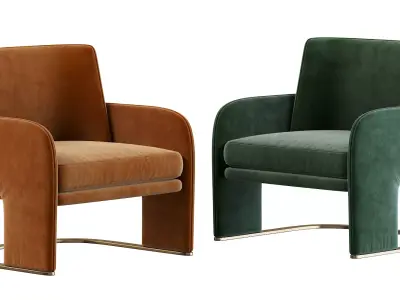 ODISSEIA  Armchair By DOOQ 3D model