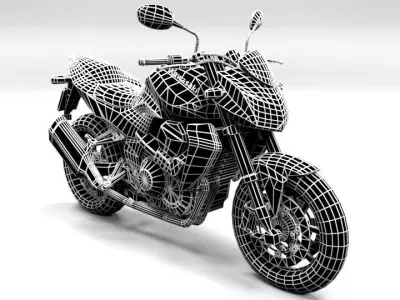 KAWASAKI Z750 3D model