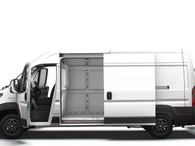 Fiat Ducato Van L3H2 HQInt 2026 UKspec 3D model