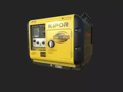 PBR generator nipor Low-poly 3D model