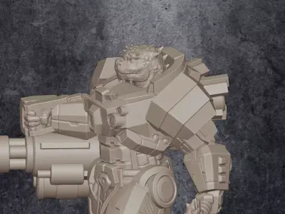 Kogot - Vesk mercenary 3D print model
